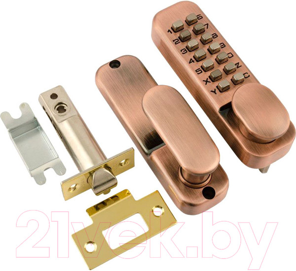 Изображение товара Замок накладной Нора-М 200 (старая медь)