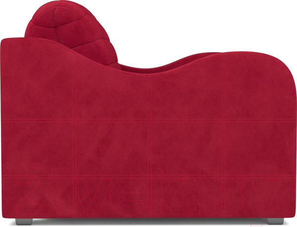 Изображение товара Кресло-кровать Mebel-Ars Барон №4 (красный кордрой)