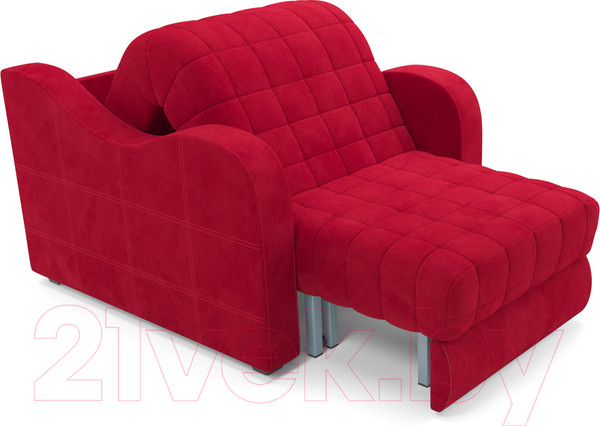 Изображение товара Кресло-кровать Mebel-Ars Барон №4 (красный кордрой)
