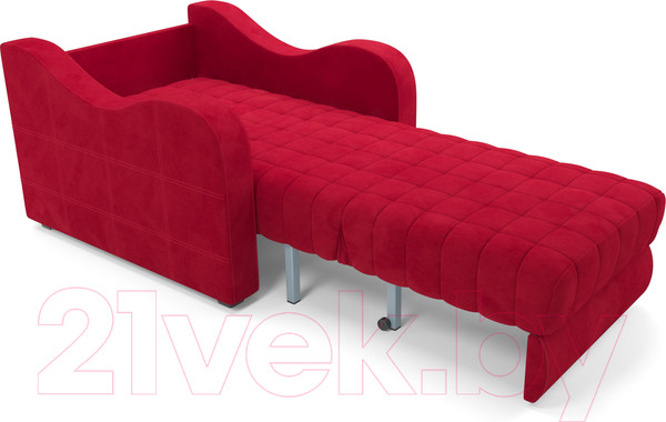 Изображение товара Кресло-кровать Mebel-Ars Барон №4 (красный кордрой)