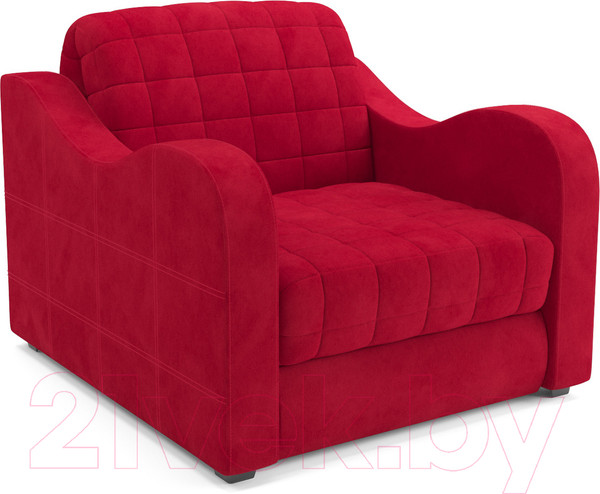Изображение товара Кресло-кровать Mebel-Ars Барон №4 (красный кордрой)
