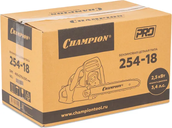Изображение товара Бензопила цепная Champion 254-18