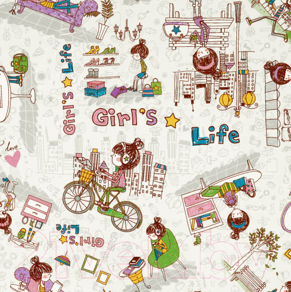 Изображение товара Бескаркасное кресло Flagman Груша Макси XXL Г2.5-96 (girls life 01)