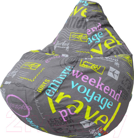 Изображение товара Бескаркасное кресло Flagman Груша Макси XXL Г2.4-80 (трэвэл)