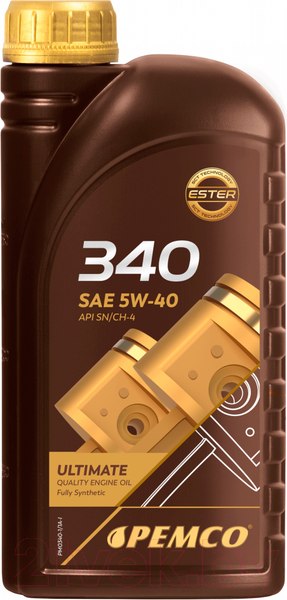 Изображение товара Моторное масло Pemco iDrive 340 5W40 SN/CH-4 / PM0340-1 (1л)