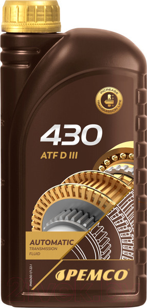 Изображение товара Трансмиссионное масло Pemco iMatic 430 ATF III D / PM0430-1 (1л)