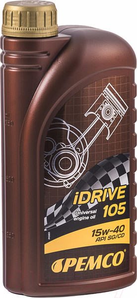 Изображение товара Моторное масло Pemco iDrive 105 15W40 SG/CD / PM0105-1 (1л)