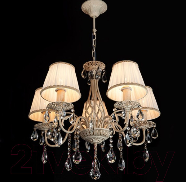 Изображение товара Люстра Евросвет Amelia 10054/5 (бело-золотой)