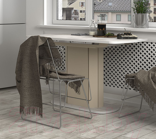 Изображение товара Обеденный стол Eligard Leman (ледяное дерево/персидский жемчуг)