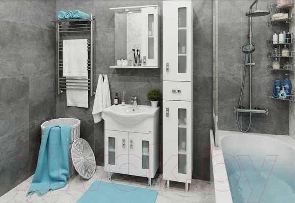 Изображение товара Тумба под умывальник Onika Кристалл 60 (106123)