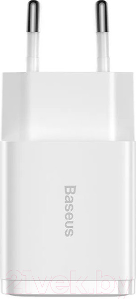 Изображение товара Адаптер питания сетевой Baseus Compact Charger 2U 10.5W EU / CCXJ010202 (белый)