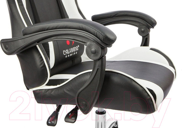 Изображение товара Кресло геймерское Calviano Asti Ultimato (черный/белый/черный)