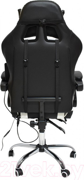 Изображение товара Кресло геймерское Calviano Avanti Ultimato с подножкой (черный/белый/черный)