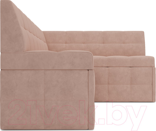 Изображение товара Уголок кухонный мягкий Mebel-Ars Атлантис правый 212x84x135 (кордрой бежевый)