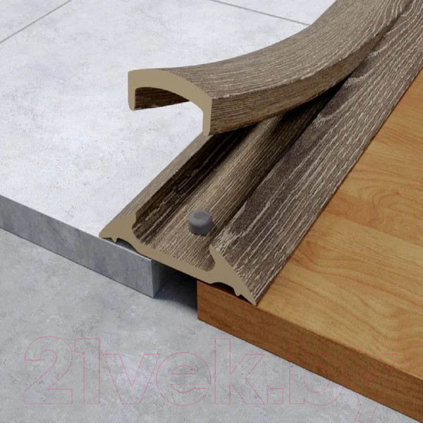 Изображение товара Порог Ideal С монтажным каналом 208 42мм 0.9м (дуб мокко)