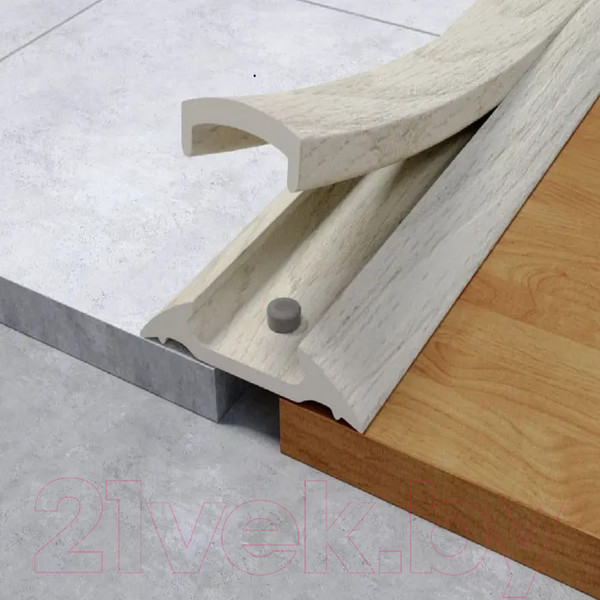 Изображение товара Порог Ideal С монтажным каналом 267 42мм 0.9м (клен белый)