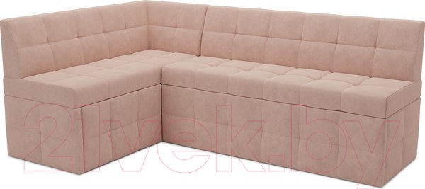 Изображение товара Уголок кухонный мягкий Mebel-Ars Атлантис левый 212x84x135 (кордрой бежевый)