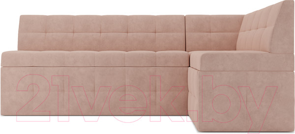 Изображение товара Уголок кухонный мягкий Mebel-Ars Атлантис правый 190x84x120 (кордрой бежевый)