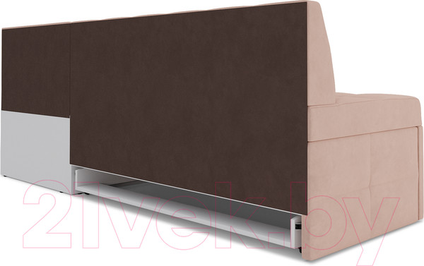 Изображение товара Уголок кухонный мягкий Mebel-Ars Атлантис правый 190x84x120 (кордрой бежевый)