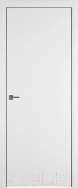 Изображение товара Дверь межкомнатная URBAN Z зпп Eclipse зпз 196 60x200 (Emalex Ice/Silver Edge)