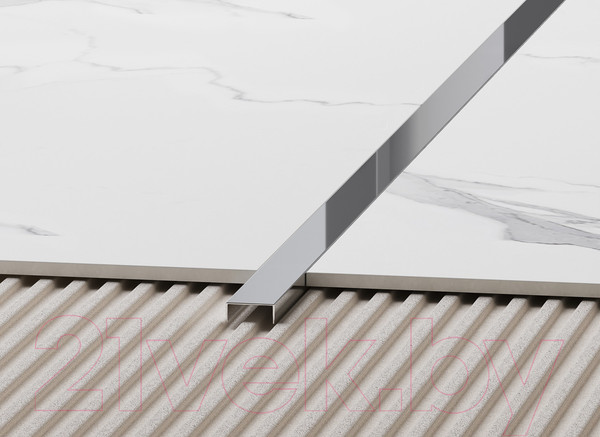 Изображение товара Профиль декоративный Eviso Pro-Line PRSI-0002 2700x20x8 (серебро глянец)