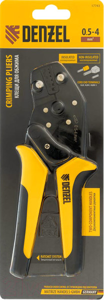 Изображение товара Инструмент обжимной Denzel 17743