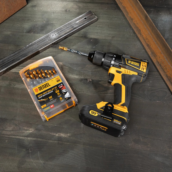 Изображение товара Набор сверл Denzel 72321 (19шт)