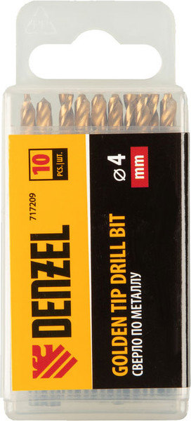 Изображение товара Набор сверл Denzel 717209 (10шт)