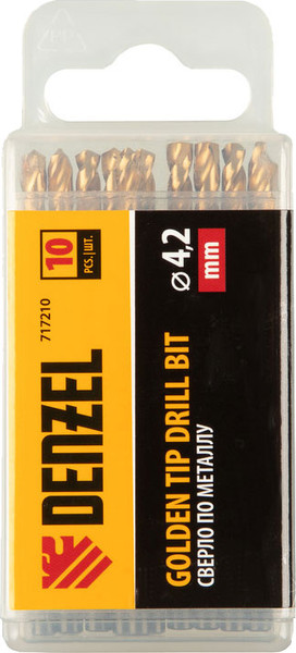 Изображение товара Набор сверл Denzel 717210 (10шт)