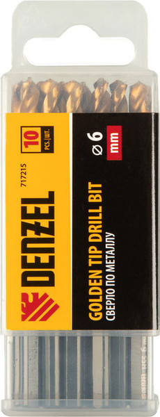 Изображение товара Набор сверл Denzel 717215 (10шт)