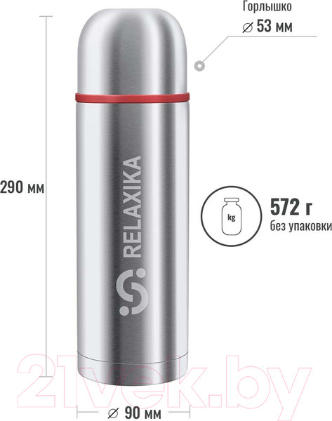 Изображение товара Термос для напитков Relaxika 102 1P (1л)