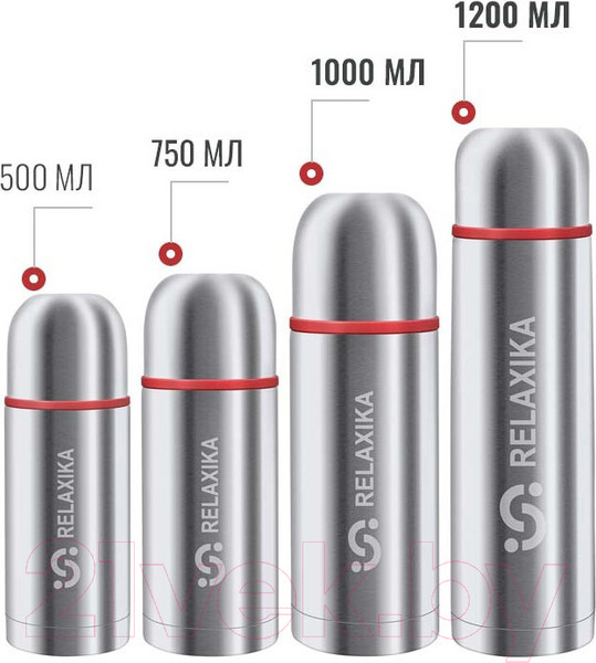 Изображение товара Термос для напитков Relaxika 102 1P (1л)