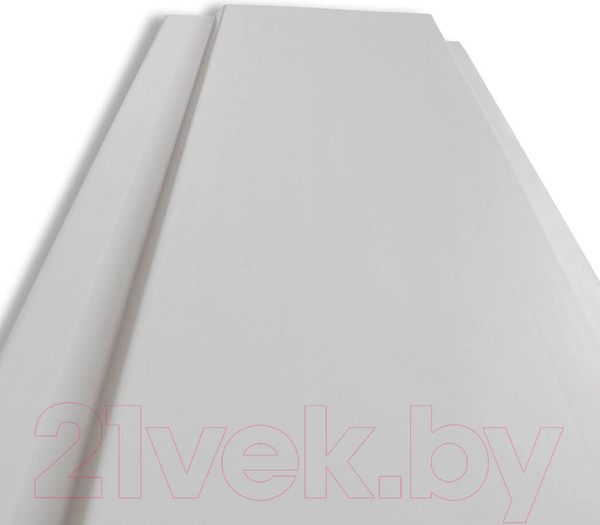 Изображение товара Панель ПВХ Европрофиль Вагонка (2500х100х10мм, белый матовый)