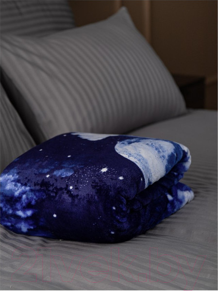 Изображение товара Плед TexRepublic Absolute Flannel Космос 200x220 / 44046 (синий)