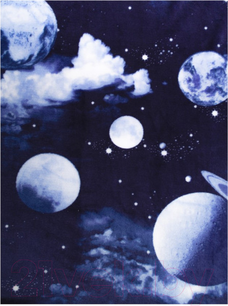 Изображение товара Плед TexRepublic Absolute Flannel Космос 200x220 / 44046 (синий)