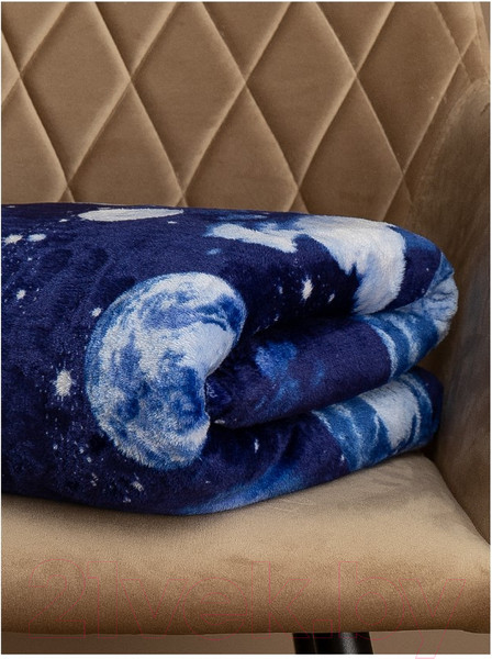 Изображение товара Плед TexRepublic Absolute Flannel Космос 200x220 / 44046 (синий)