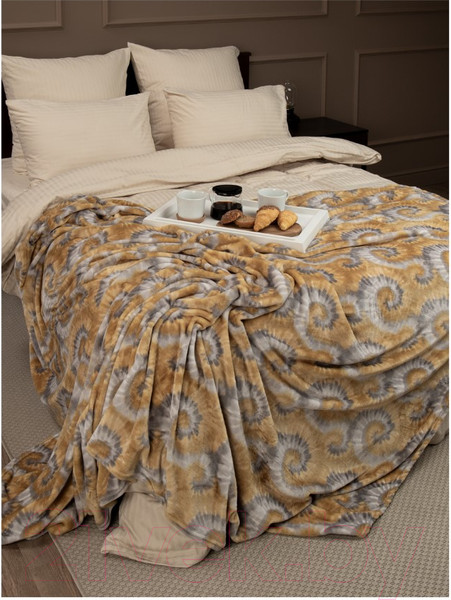 Изображение товара Плед TexRepublic Absolute Flannel Наутилус 150x200 / 44103 (серый)