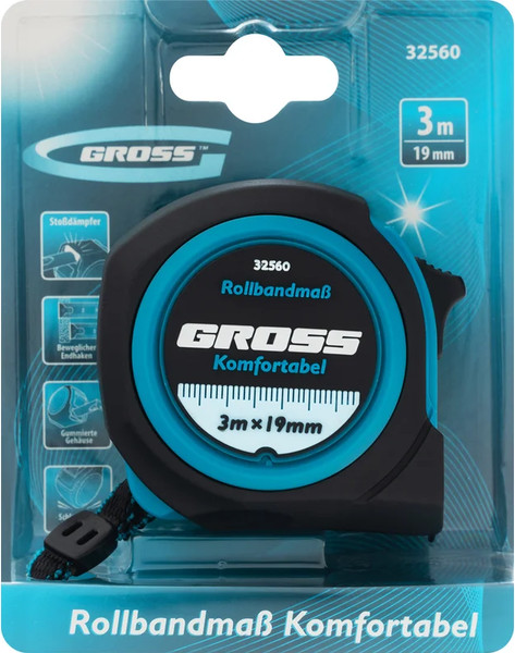Изображение товара Рулетка Gross Komfortabel 32560 (3м)