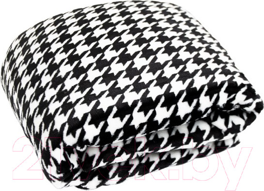Изображение товара Плед TexRepublic Absolute Flannel Гусиная лапка 200x220 / 44108 (черный/белый)