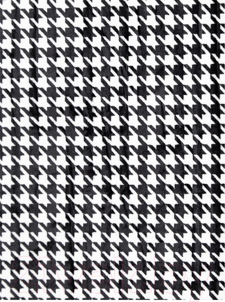 Изображение товара Плед TexRepublic Absolute Flannel Гусиная лапка 200x220 / 44108 (черный/белый)