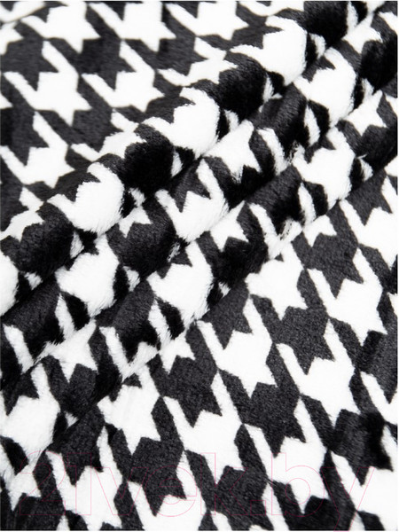 Изображение товара Плед TexRepublic Absolute Flannel Гусиная лапка 200x220 / 44108 (черный/белый)