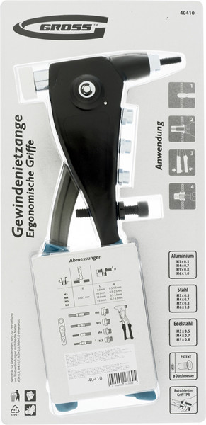 Изображение товара Ручной заклепочник Gross 40410