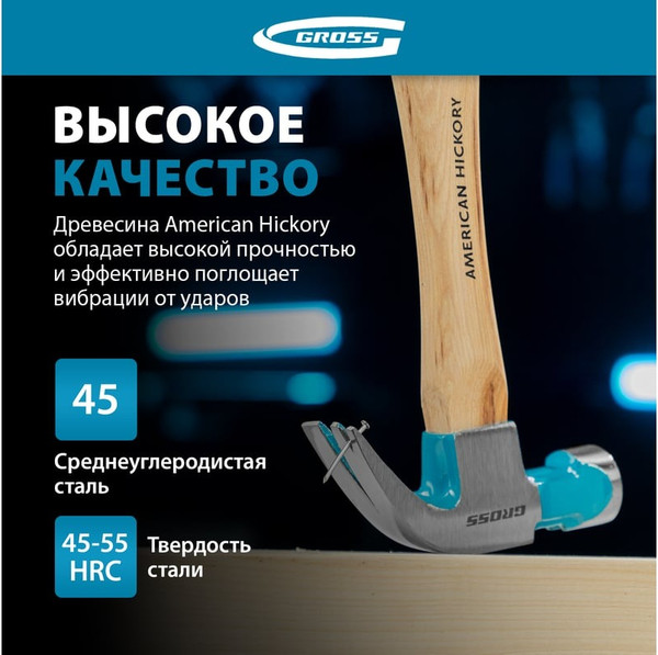 Изображение товара Молоток Gross 10418