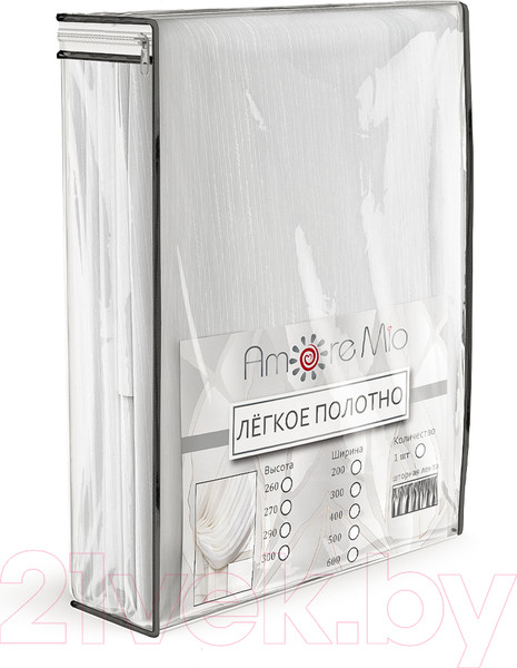 Изображение товара Гардина Amore Mio Органза RAIN Organza-01 400x270 / 65029 (шампань)