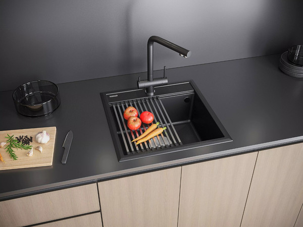 Изображение товара Мойка кухонная Paulmark PM117551-BLM