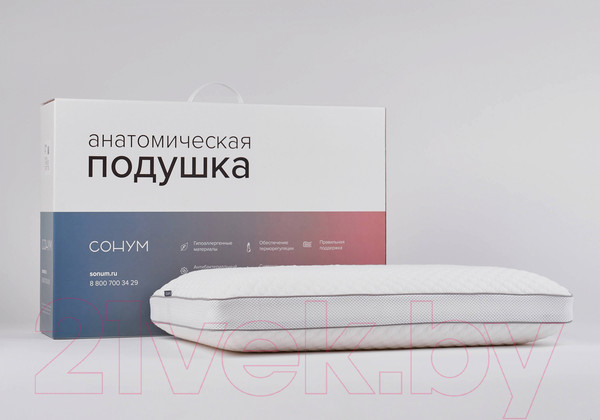 Изображение товара Подушка для сна Сонум Sigma 60x40 (M)