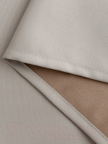 Изображение товара Комплект штор Amore Mio Блэкаут однотонный 6ML Milan-10 150x270 / 73518 (шампань)