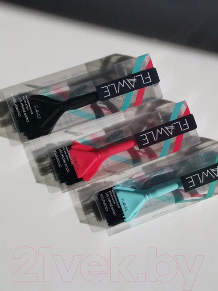 Изображение товара Набор кистей для окрашивания волос Flawle 1.501.01 (3шт, голубой)