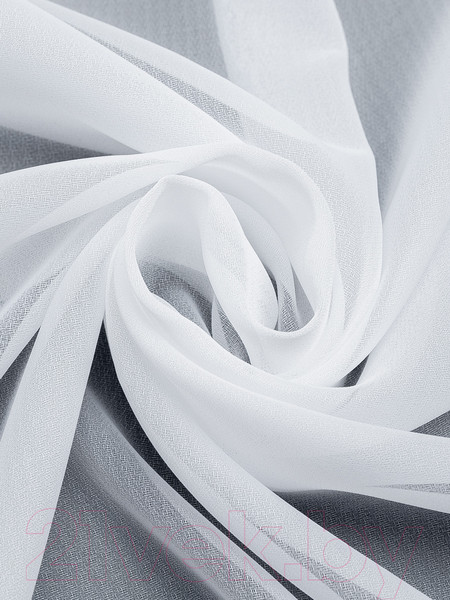 Изображение товара Гардина Amore Mio Однотонный креп Crep-8704-01 300x280 / 73651 (белый)