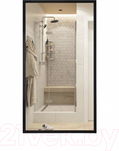 Изображение товара Зеркало Emze Line 60x80 / LINE.60.80.CHE (черный)